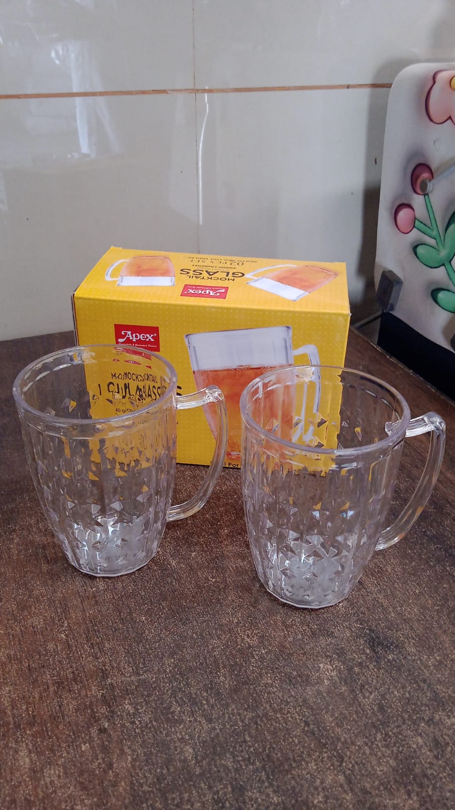 Apex Mocktail Mug Glass (2 Pc Set / 400 ML) Apex Mocktail Mug Glass (2 Pc Set / 400 ML)